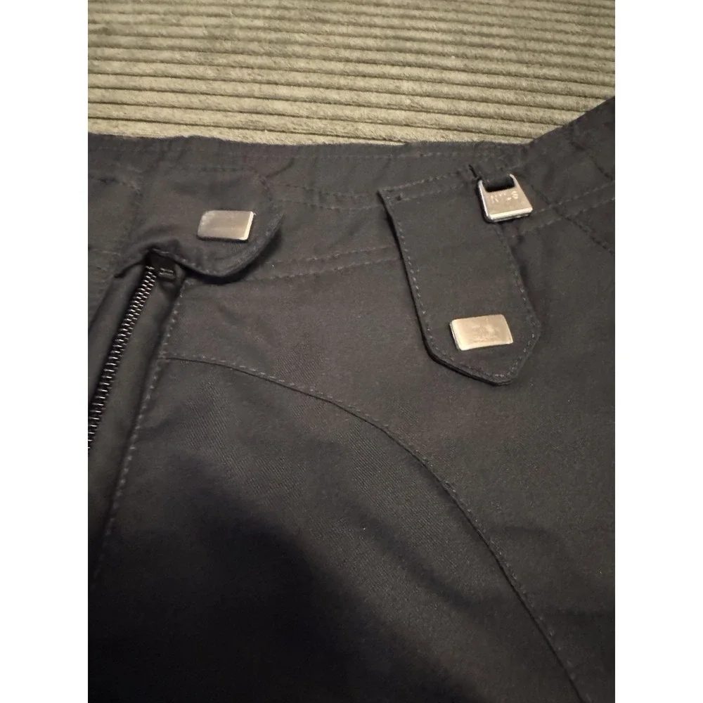 NILS Snow Pants Womens 4 Black Softshell Entrant‎ Insulated Ski Snowboard